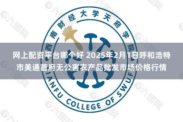 网上配资平台哪个好 2025年2月1日呼和浩特市美通首府无公害农产品批发市场价格行情